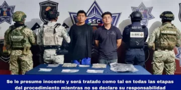 Intercambio de dosis en la vía pública termina en detención en Cancún