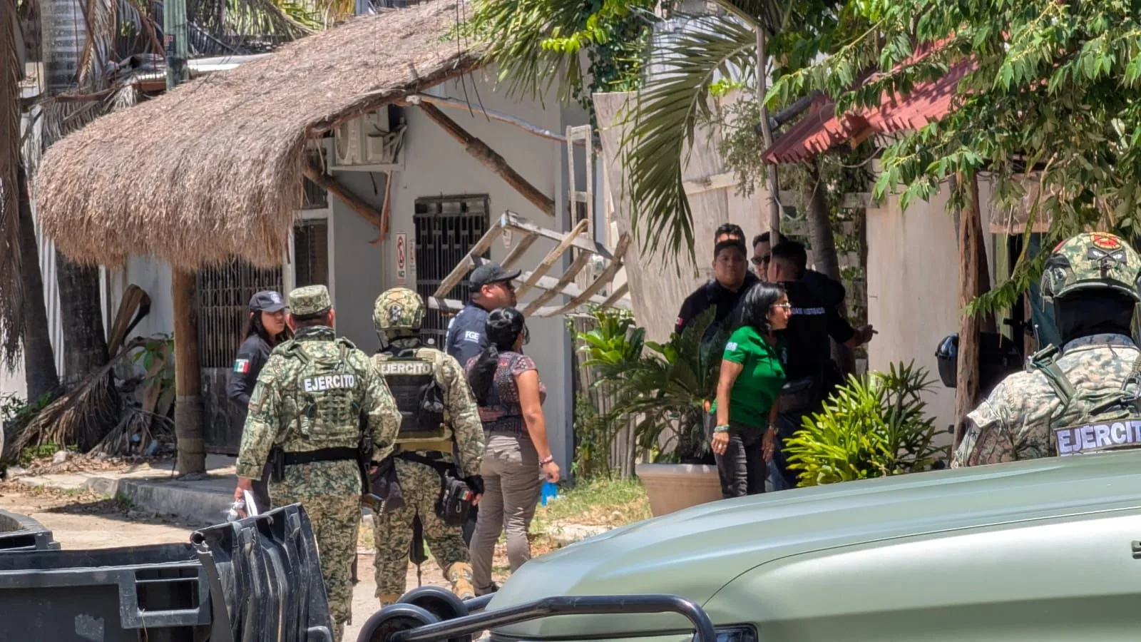 Catean presunto punto de venta de drogas en la colonia Maya Pax de Tulum