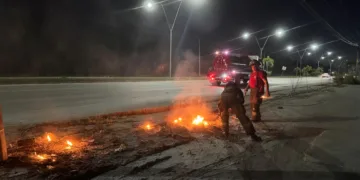 Explosión de transformador provoca incendio y moviliza a cuerpos de emergencia en la López Portillo