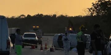 Volcadura fatal en la autopista Cancún–Mérida
