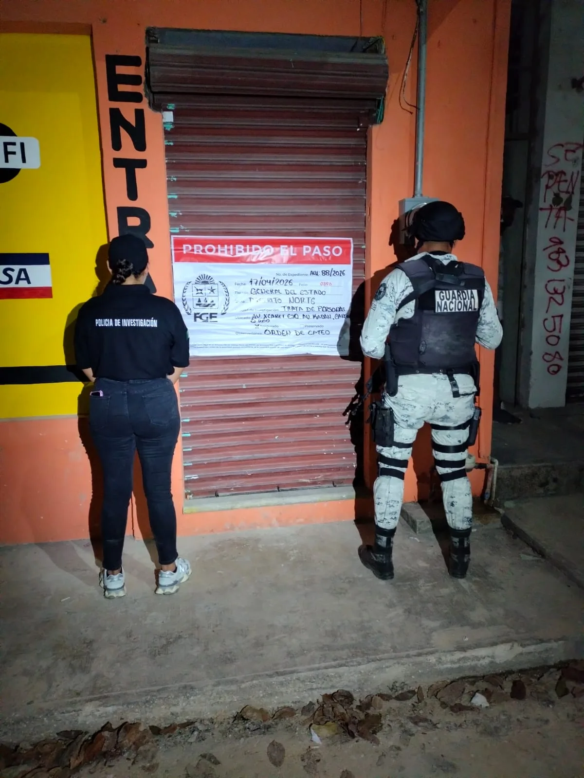 Cateo en bar de Chetumal destapa red de explotación: 36 mujeres resguardadas y un detenido