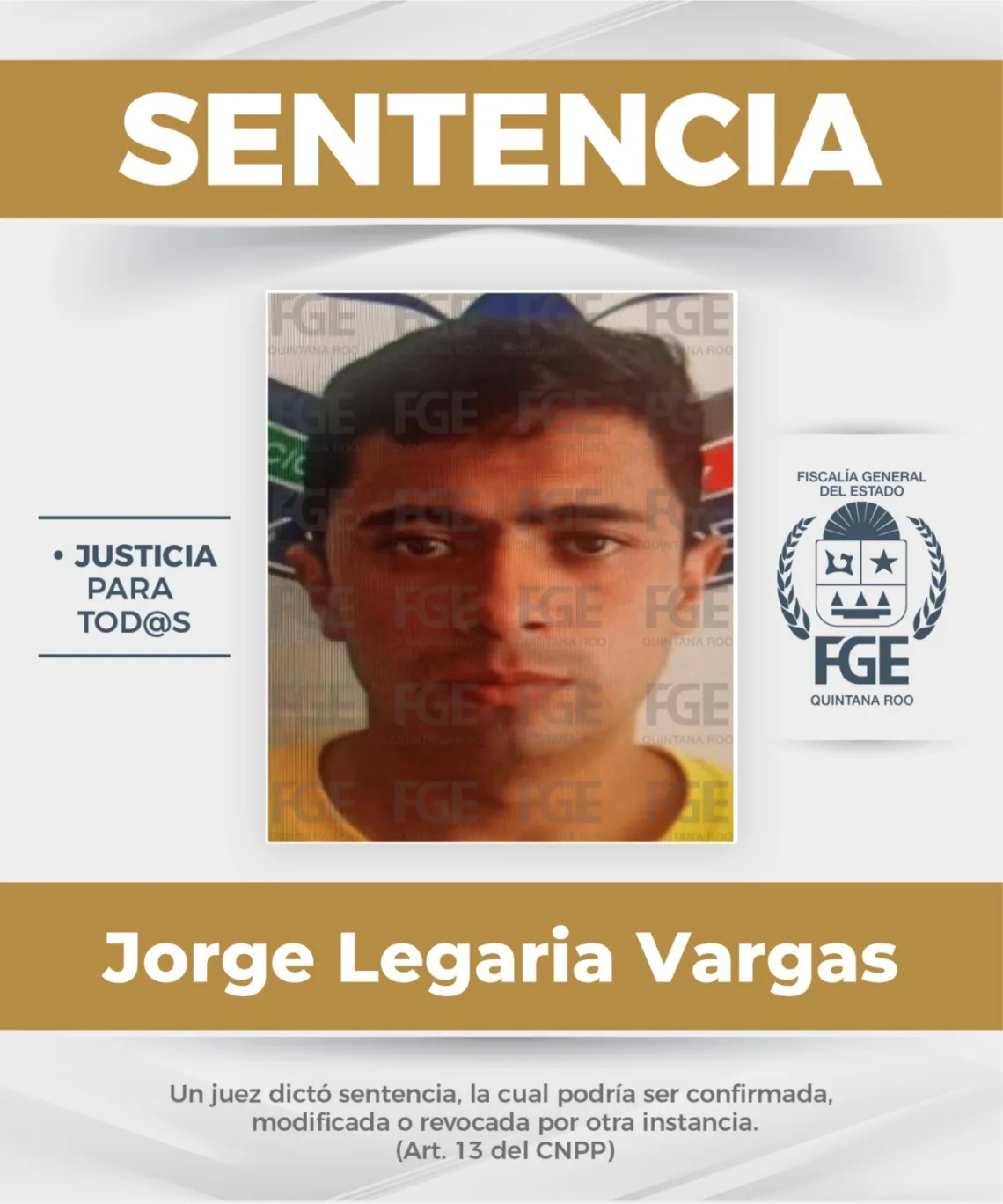 Sentencian a 100 años de prisión por secuestro agravado en Cozumel