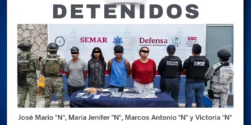 Detienen a cuatro personas en la Supermanzana 260 durante operativo interinstitucional