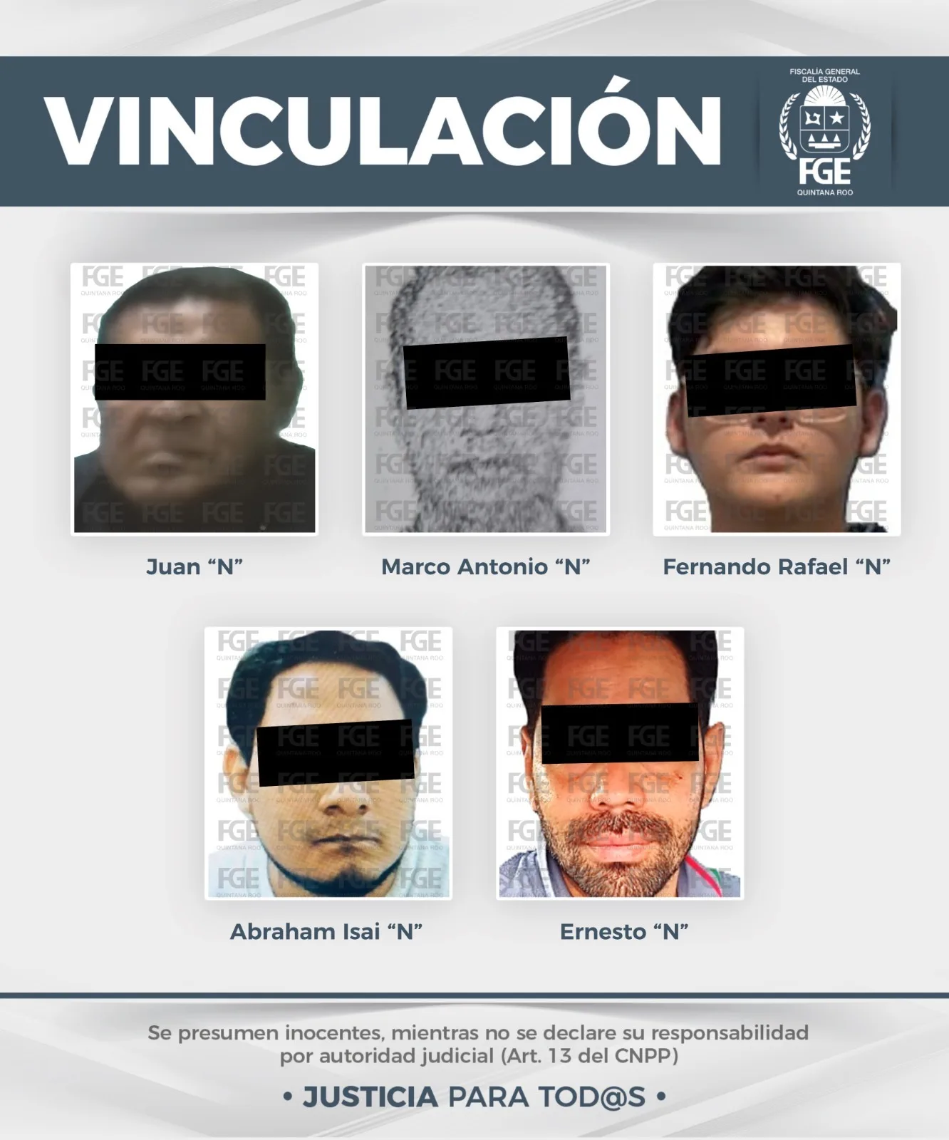 Reportan vinculación a proceso de 10 personas por violencia familiar en cuatro municipios