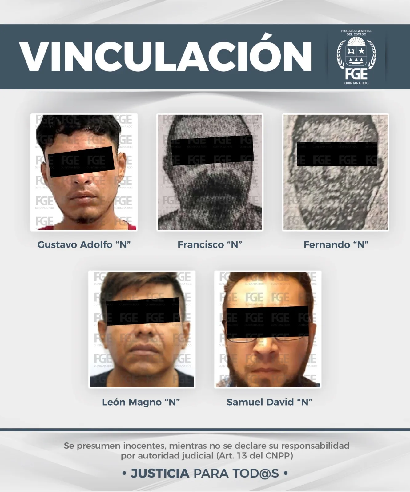 Reportan vinculación a proceso de 10 personas por violencia familiar en cuatro municipios