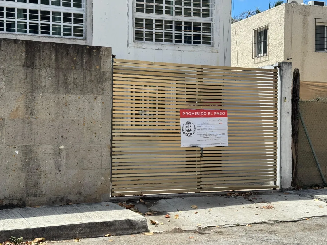 Colocan sellos judiciales tras "Cateo" en vivienda de la SM 32 en Cancún