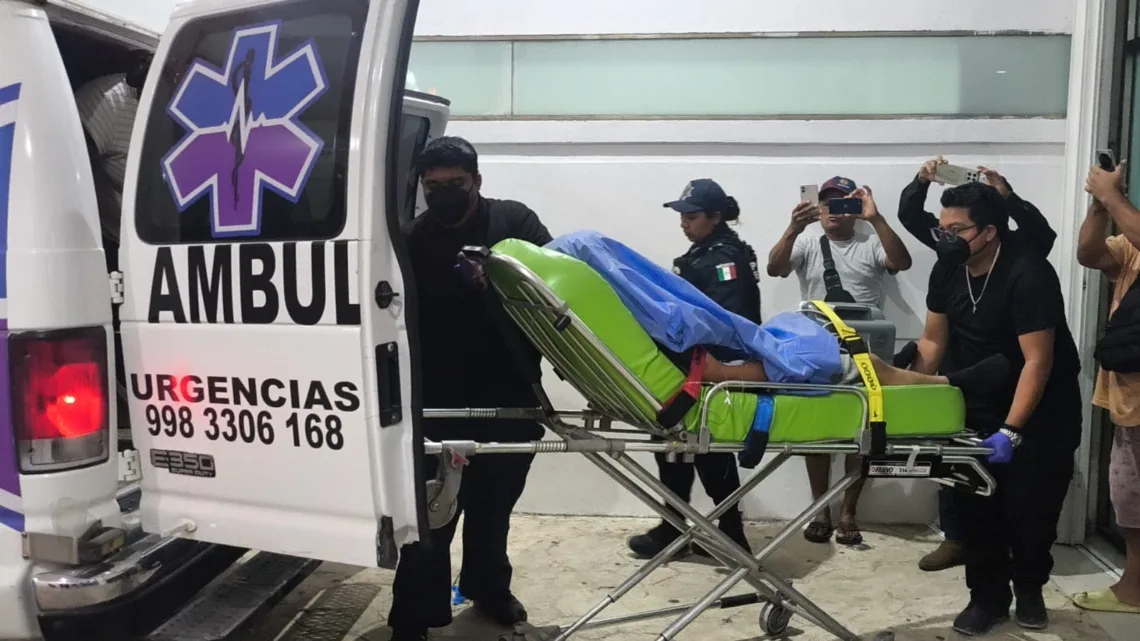 Menor es baleado en Valle Verde y trasladado al Hospital General de Cancún