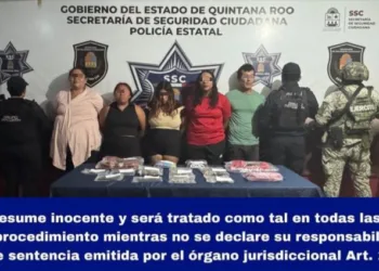 Cinco detenidos y 250 dosis aseguradas en la supermanzana 63