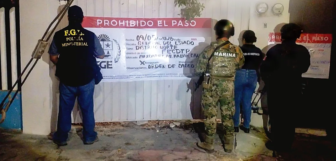 Desarticulan red de trata de personas tras cateo en bar de Isla Mujeres