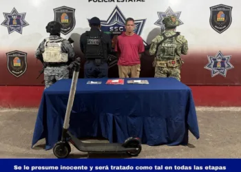 Aseguran a estadounidense con droga y un scooter bajo investigación en Cancún