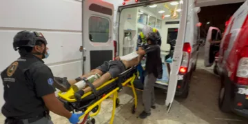 Entre la vida y la muerte está un hombre en el hospital general en Cancún