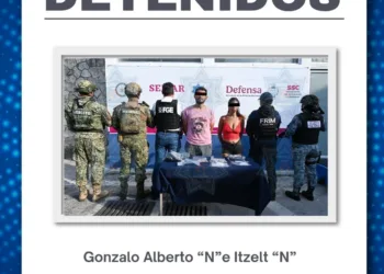 Caen dos personas con presuntas dosis de droga en la 102 durante operativo Blindaje Cancún
