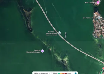 El Puente Vehicular Nichupté ya aparece en Google Maps: la cuenta regresiva para su apertura total ha comenzado