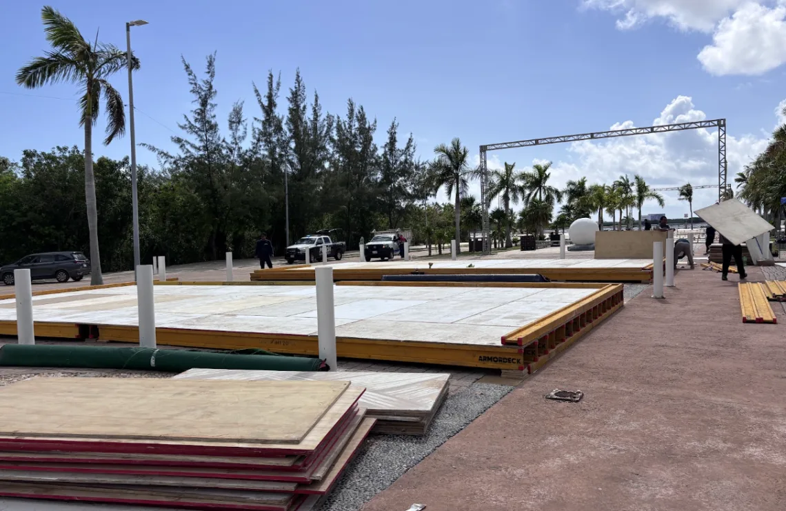 Arranca instalación del Cancún Fut Fest