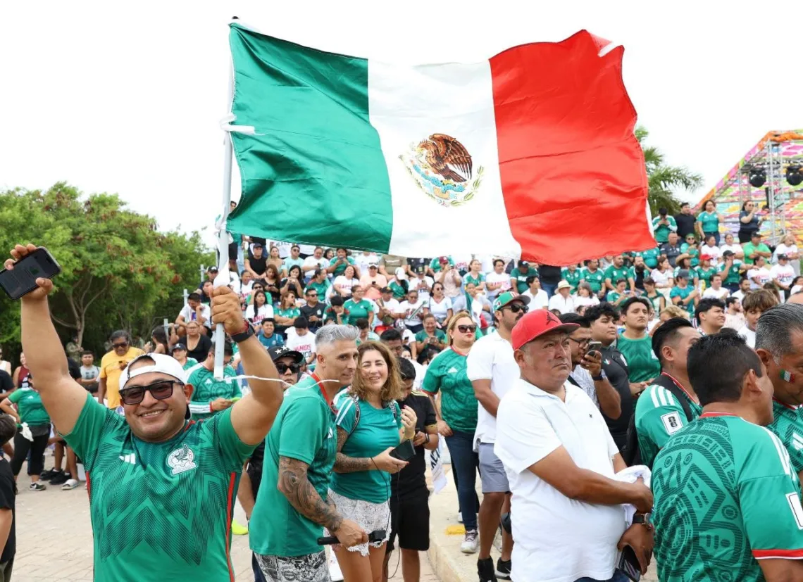 Invitan a disfrutar del México vs Corea del Sur en el Cancún Fut Fest