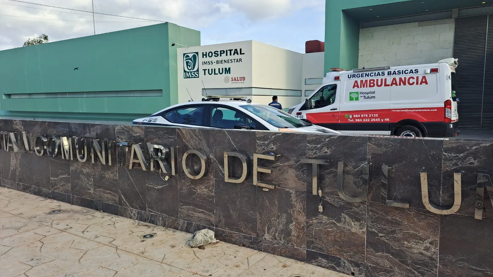 Ataque armado deja a un hombre herido; lo trasladan a Playa del Carmen tras emergencia en Tulum