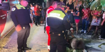 Mujer resulta lesionada tras incidente con motocicleta en la colonia Carlos Joaquín