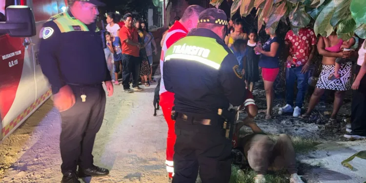 Mujer resulta lesionada tras incidente con motocicleta en la colonia Carlos Joaquín
