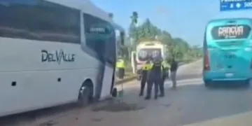 Maniobra evita tragedia en la carretera 307
