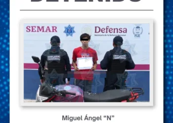 Hombre es detenido: Circulaba con moto robada en Cancún