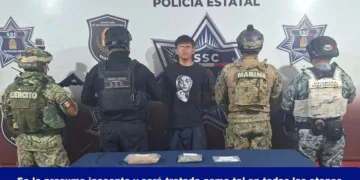 Aseguran a presunto distribuidor de droga ligado a 17 robos; operaba en la Región 215 en Cancún