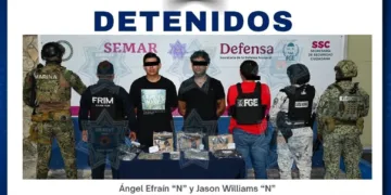 Policías detienen a dos presuntos generadores de violencia en Cancún