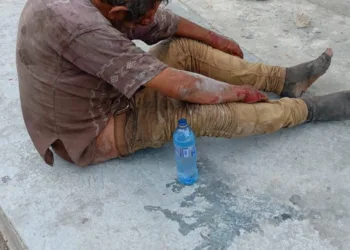 Localizan a hombre lesionado sobre la avenida Kabah; fue trasladado al Hospital General