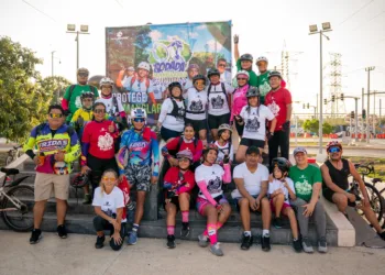 Rodada por los Manglares reúne a un centenar de ciclistas en Cancún