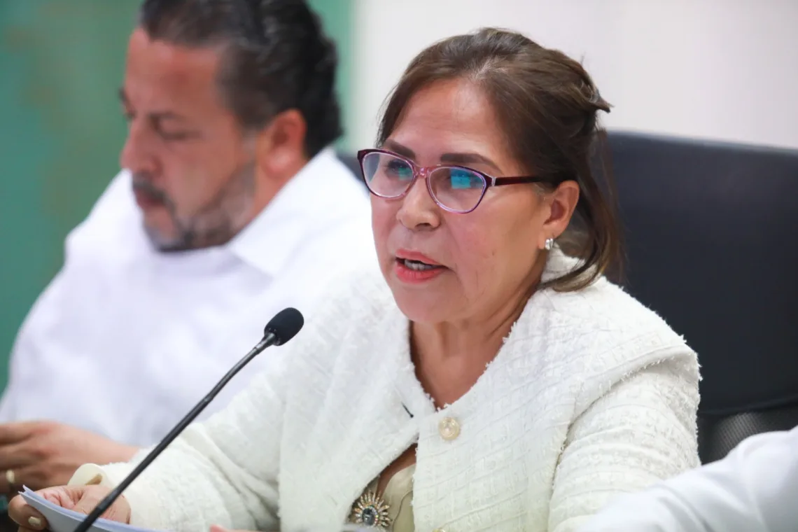 Martha Parroquín Pérez, titular de la Secretaría de Finanzas y Planeación (Sefiplan),