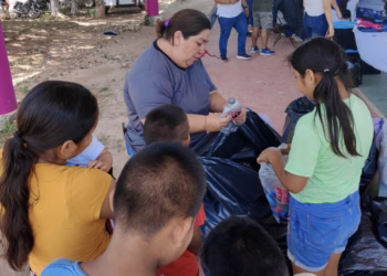 Tapitas y PET ayudan a niños con cáncer en Chetumal