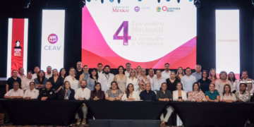 La gobernadora Mara Lezama Espinosa inauguró este martes el Cuarto Encuentro Nacional de Actualización para la Atención a Víctimas, en el que participan representantes de 19 entidades del país: Estado de México, Chihuahua, Durango,