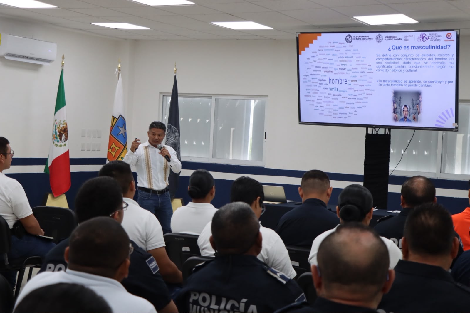 Gobierno de Playa del Carmen promueve masculinidades positivas y el cuidado de la salud mental entre policías