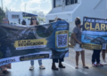 Manifestantes exigen reubicación de delfines en Ventura Park