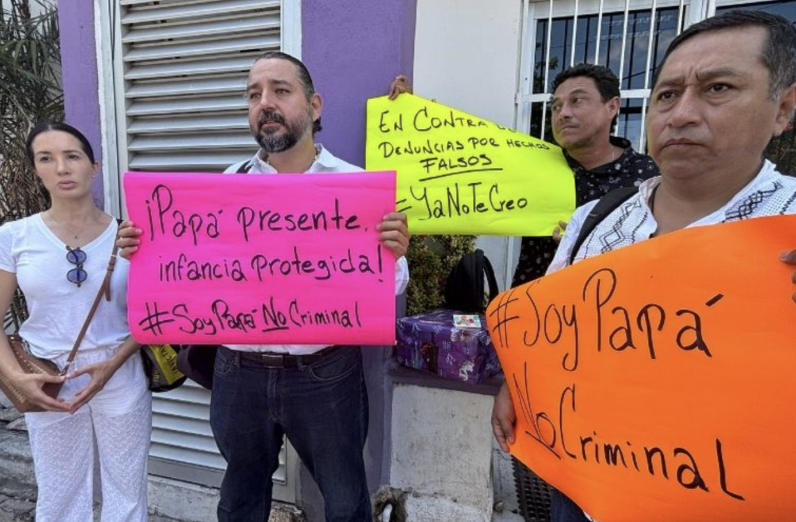 Papás de Cancún denuncian obstrucción parental con sus hijos