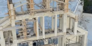 Catedral de Cancún, a tres metros de completar su espadaña