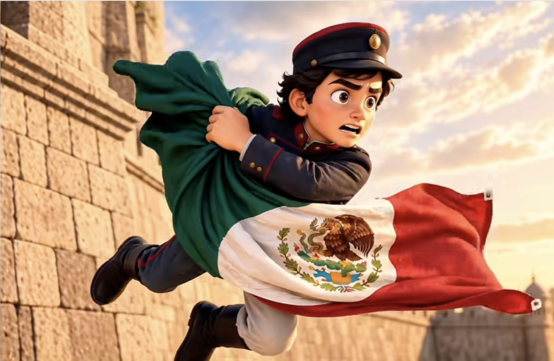 Niños Héroes: por qué se duda que Escutia saltara con la bandera
