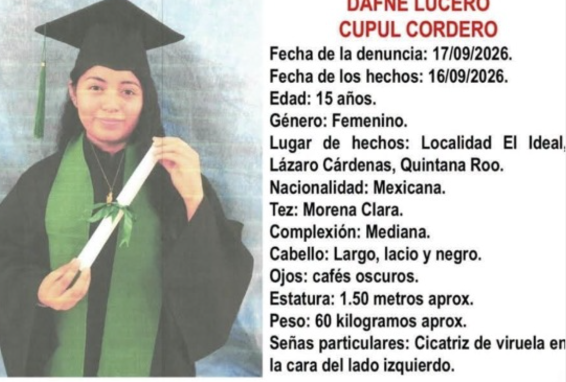 Activan Protocolo Alba para buscar a Dafne Lucero en Lázaro Cárdenas