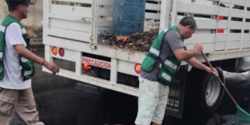 Lluvias activan brigadas de Servicios Públicos en Puerto Morelos