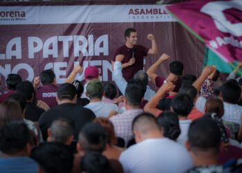Respalda base de Morena a Gino Segura en asamblea de Playa del Carmen