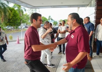 Jorge Sanén refrenda respaldo a Gino Segura y llama a fortalecer la unidad de morena en Quintana Roo