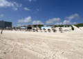 Obras en Playa Delfines son para cable submarino de fibra óptica