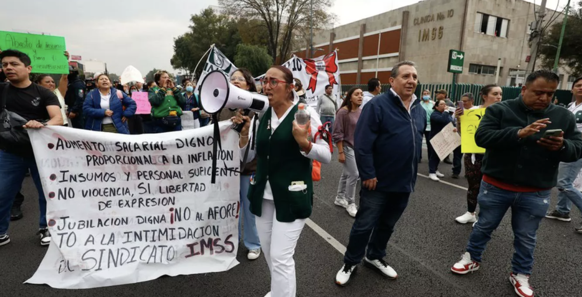 Trabajadores del IMSS marcharán el 13 de octubre en todo el país