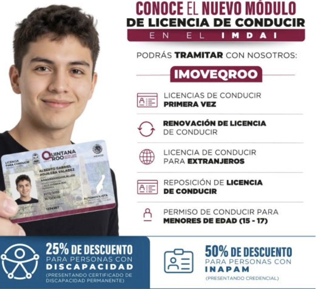 Abren nuevo módulo para tramitar licencias de conducir en Cancún