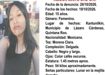 Activan Alerta Amber por adolescente de 15 años en Kantunilkín