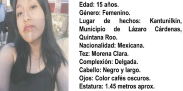Activan Alerta Amber por adolescente de 15 años en Kantunilkín
