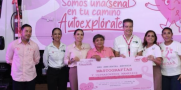 Red Ambiental dona 25 prótesis mamarias y 80 estudios en Cancún