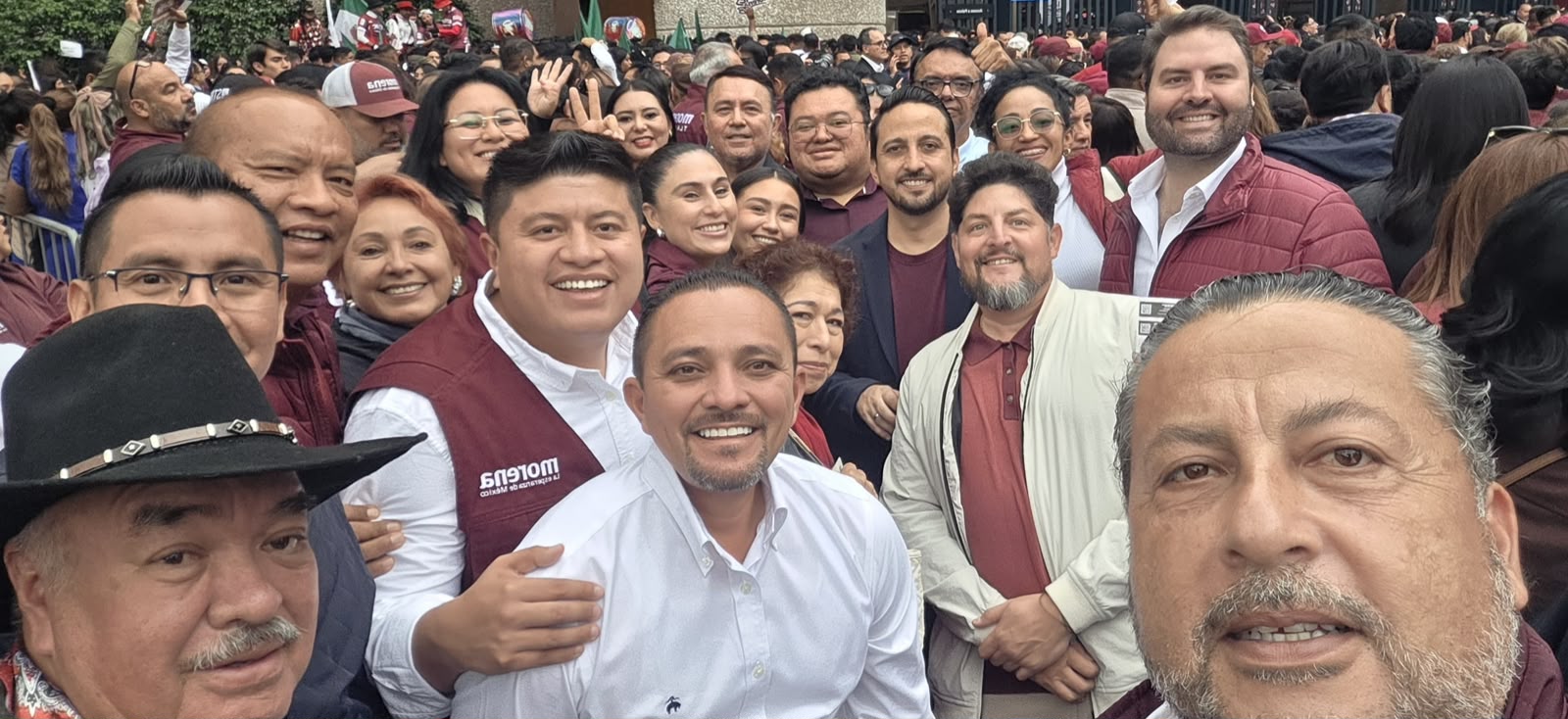 Sanén en unidad conmemora los 15 años de la fundación de morena