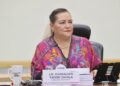 Guadalupe Taddei, consejera presidenta del INE, en sesión del Consejo General