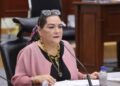 Guadalupe Taddei en sesión del Consejo General del INE