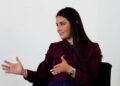 La diputada local María José Osorio Rosas durante su entrevista con Palco Noticias